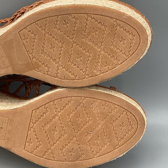 NEW Zodiac Women’s Shana Espadrille Wedge Sandals Brown Size 11M - Picture 10 of 10